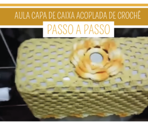 Como Fazer Capa Caixa Acoplada em Crochê – Elaine Oliveira