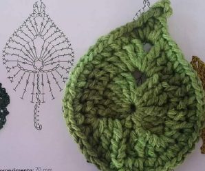 Folhas de Crochê: 3 Ideias para você com Passo a Passo